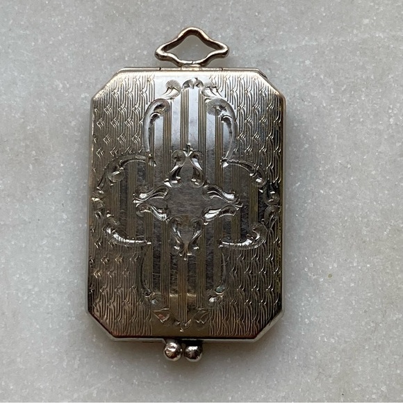 Antique Victorian Sterling Silver Locket - Picture 1 of 6